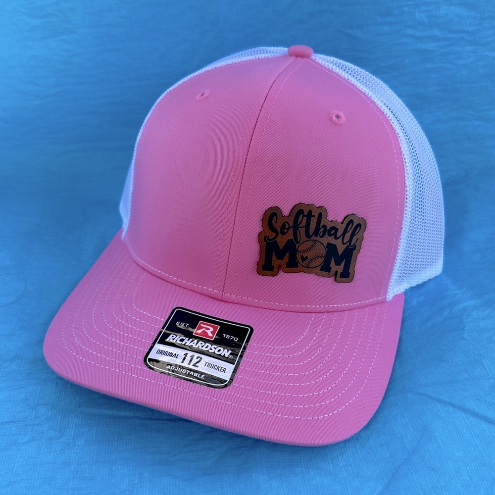 Custom Trucker Hat - softball mom